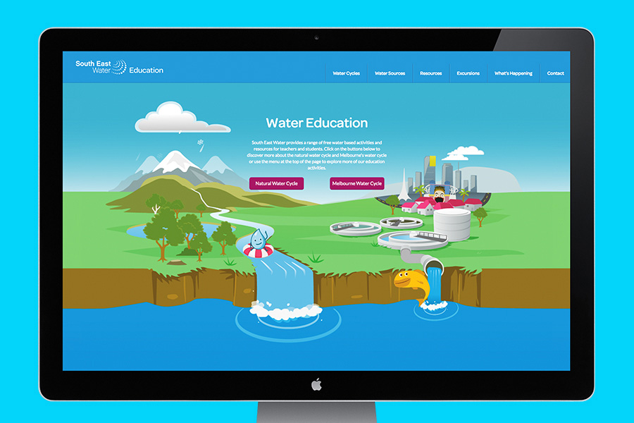 South East Water Education Website Design