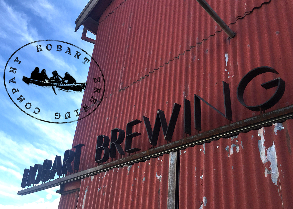 Hobart Brewing Company - image of red shed for blog