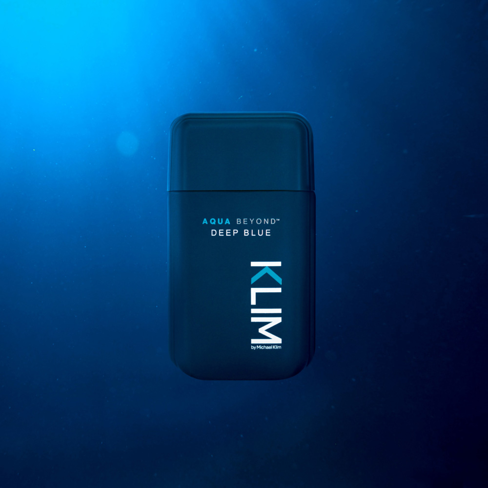 Klim Deep Blue fragrance bottle