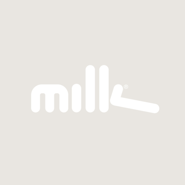 Milk & Co Brand Identity Brand Mark on buff background