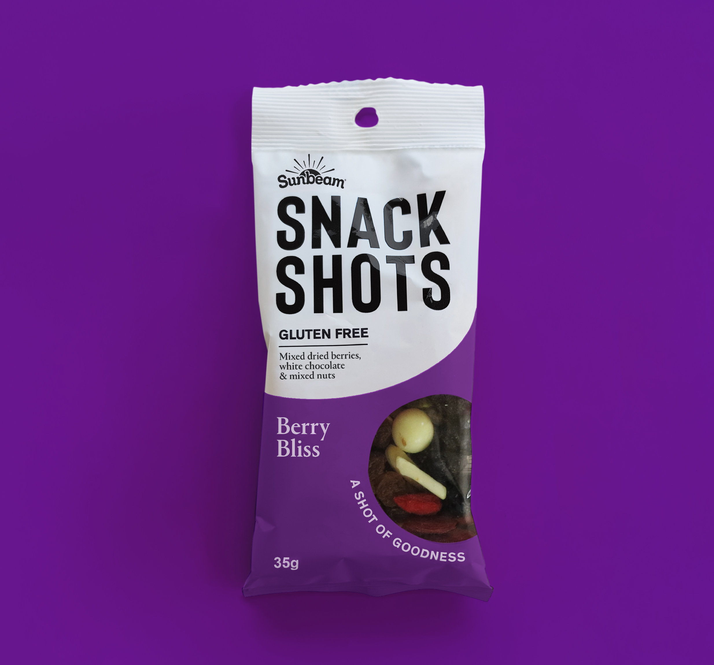 snack shots berry bliss packaging mockup