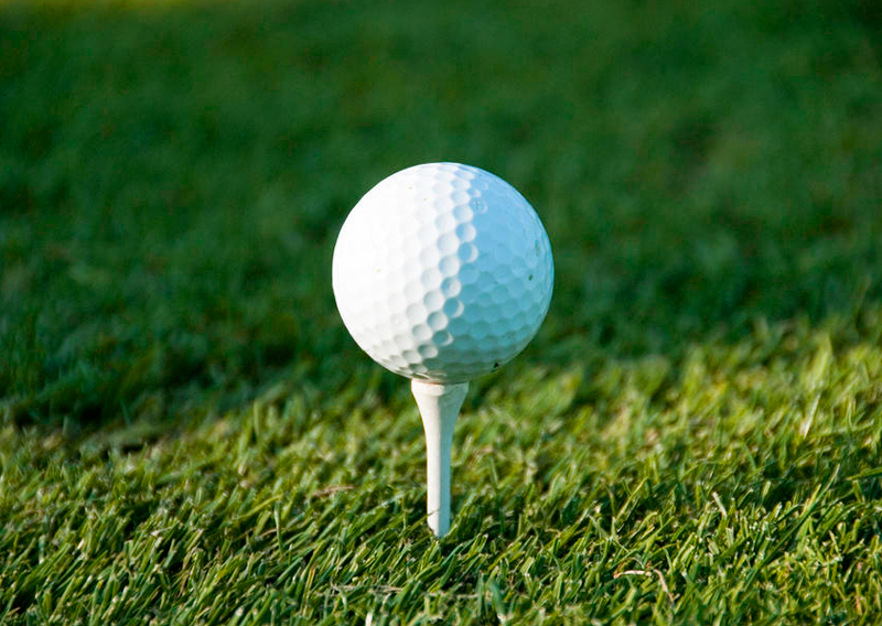 Golf Ball Single White Branding Design